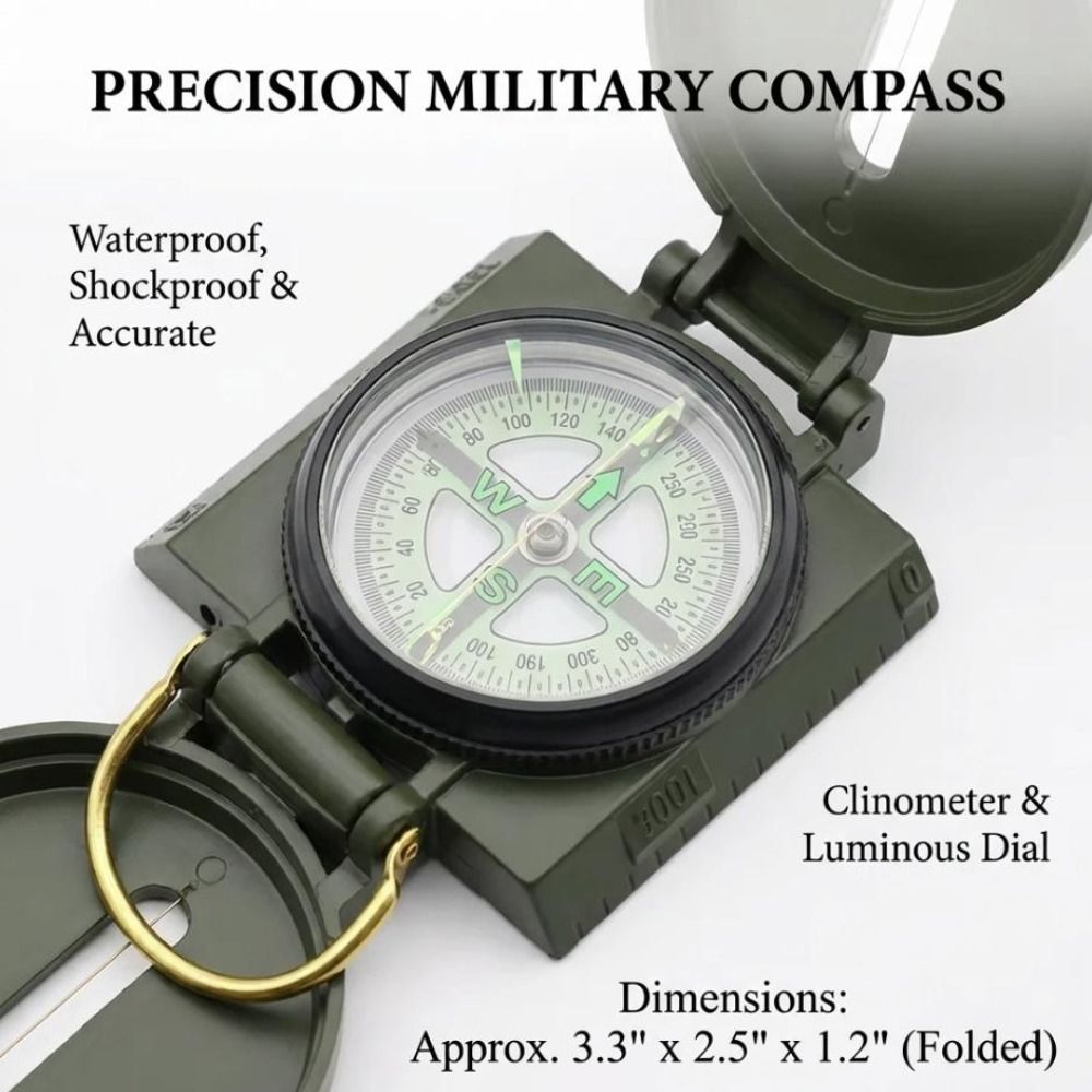 Kompas Profesional Tahan Air,  - Compass Lensatic ulasan dan harga