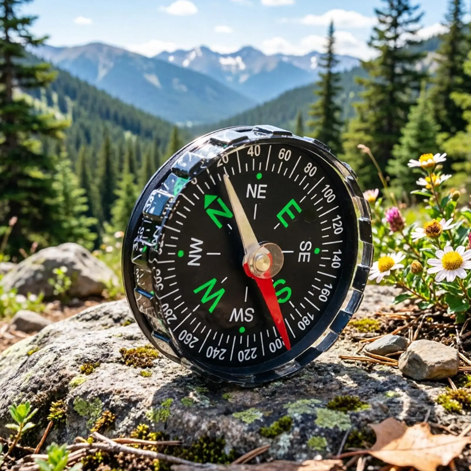 Kompas Saku Magnetik Portabel, - Compass Lensatic ulasan dan harga