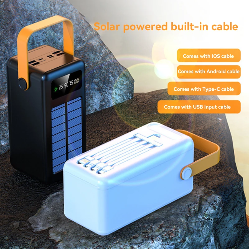 Power Bank 100000mAh dengan Pa - Solar Emergency Charger ulasan dan harga