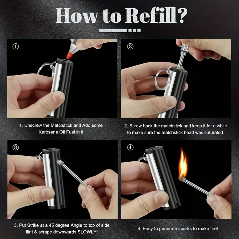 Pemantik Api Logam Flint 2026  - Magnesium Fire Starter ulasan dan harga